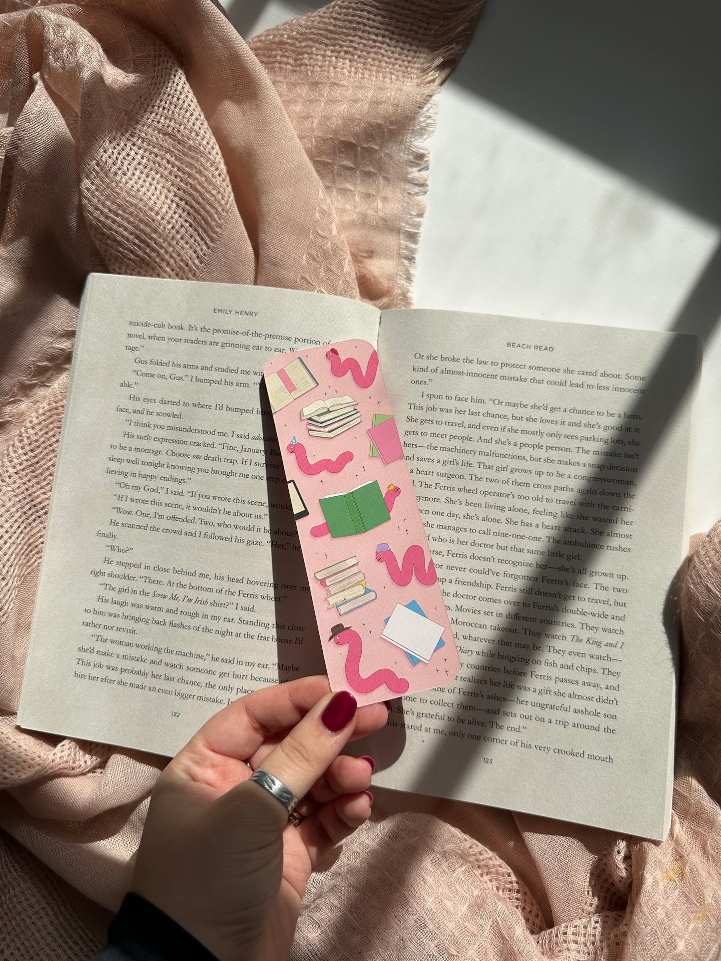 Book Worm Bookmark