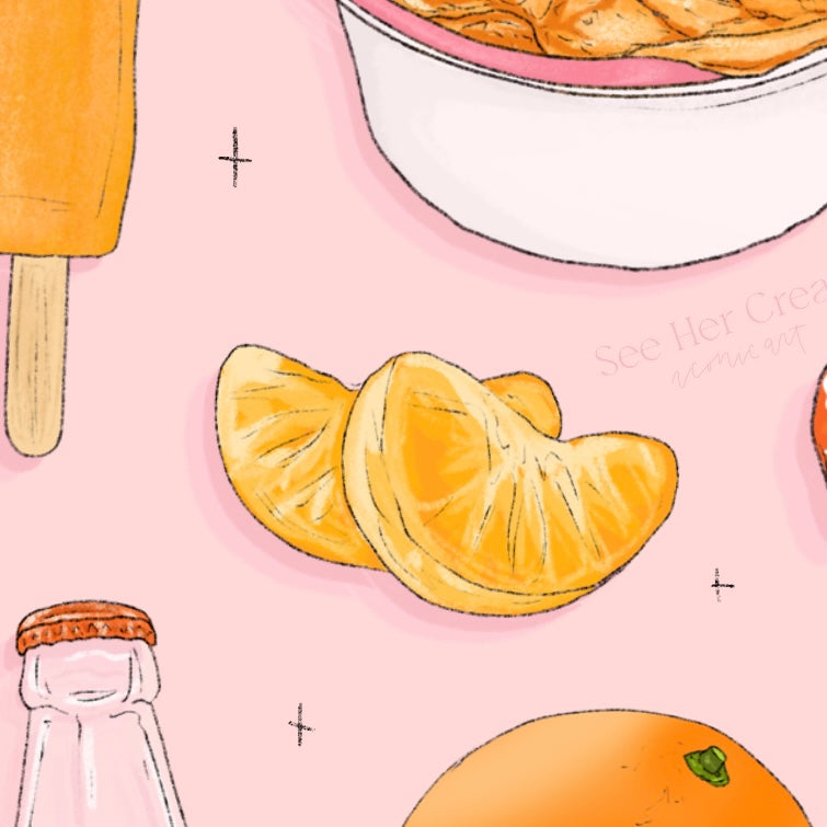 Orange Girlies Rise - Phone Wallpaper Tip