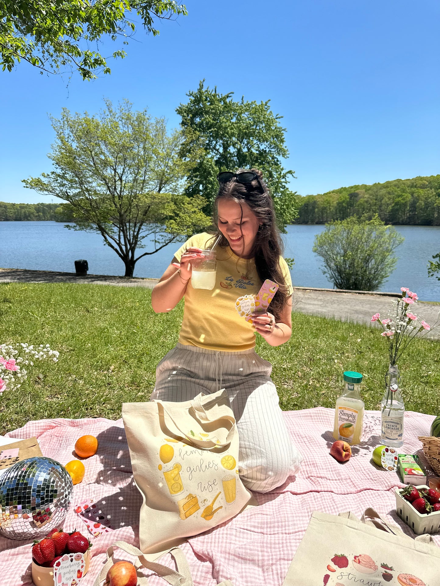 Lemon Girlies Rise Tote