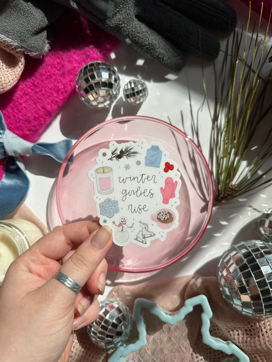Winter Girlies Rise Sticker