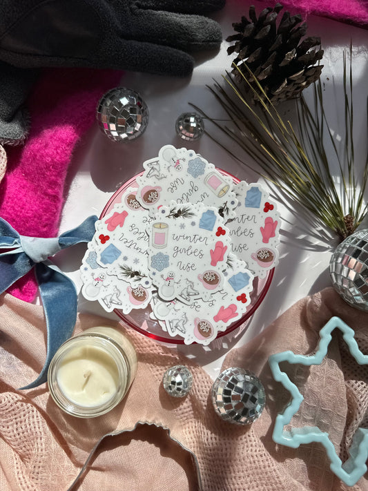 Winter Girlies Rise Sticker