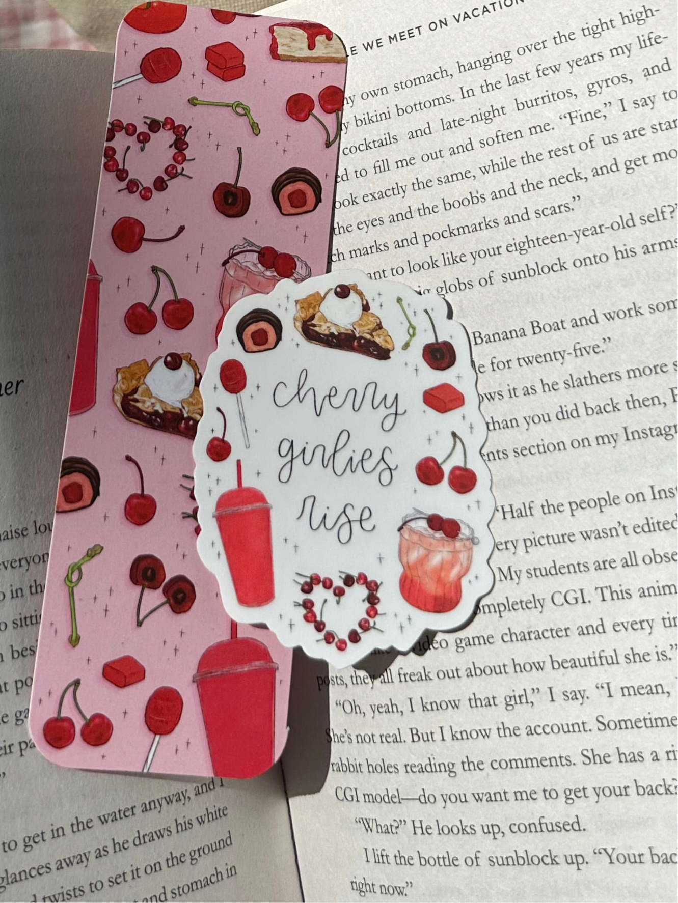 Cherry Girlies Rise Sticker