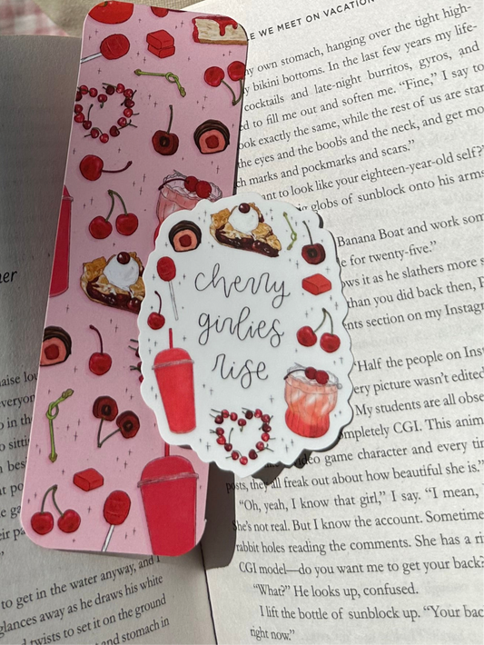 Cherry Girlies Rise Sticker