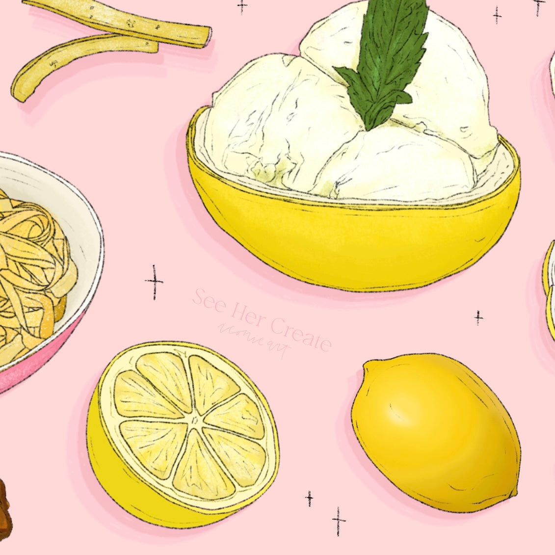 Lemon Girlies Rise - Phone Wallpaper Tip