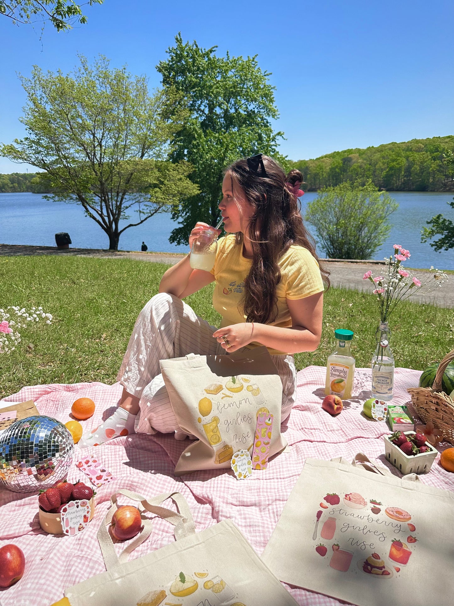 Lemon Girlies Rise Tote