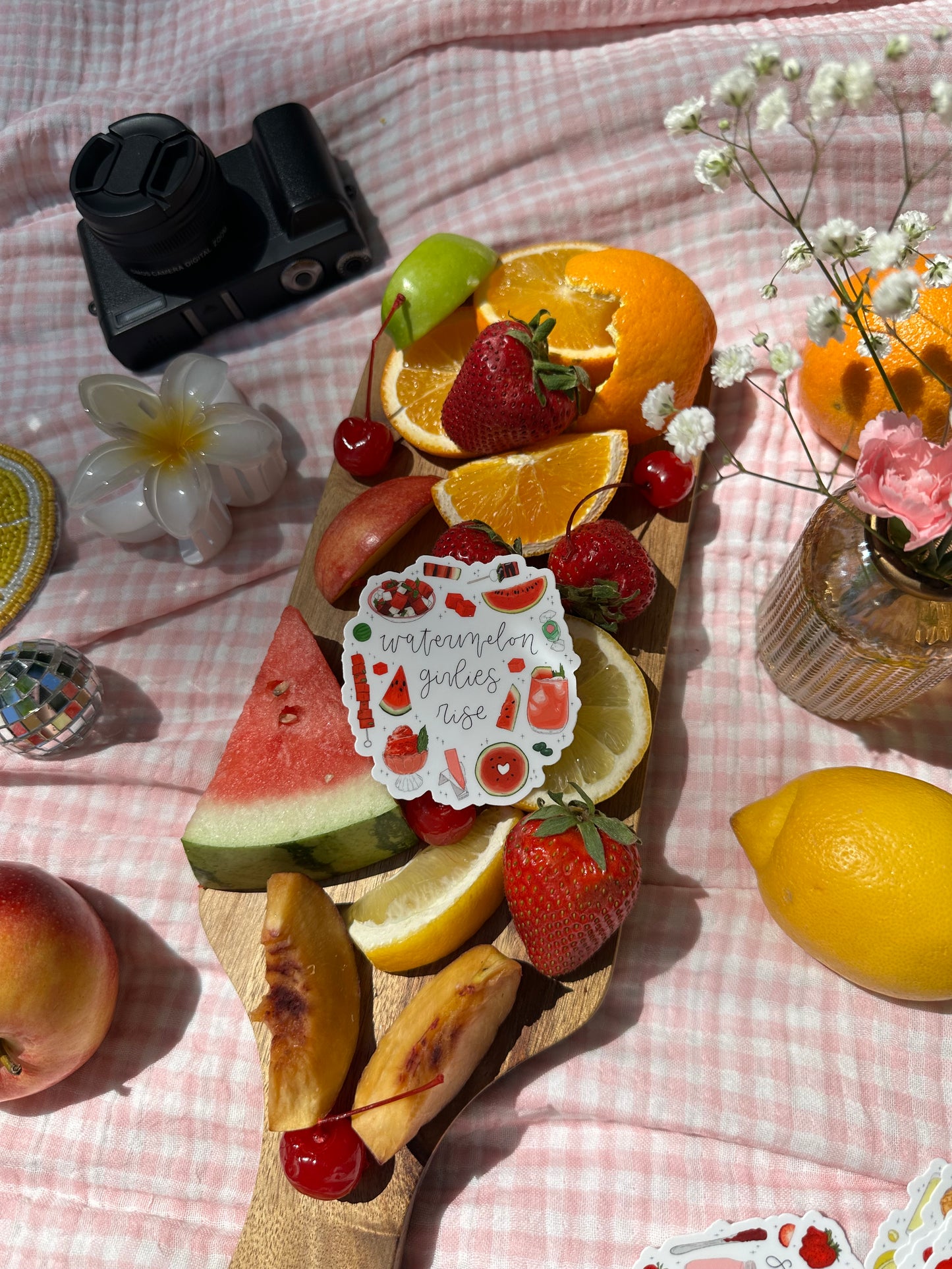 Watermelon Girlies Rise Sticker