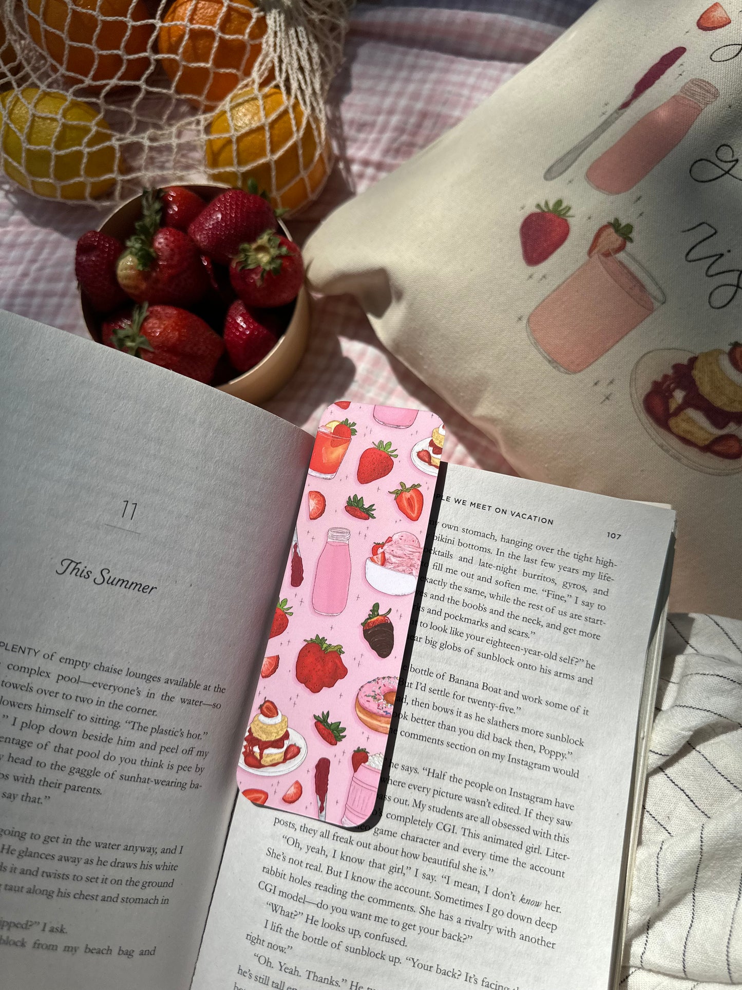 Strawberry Bookmark