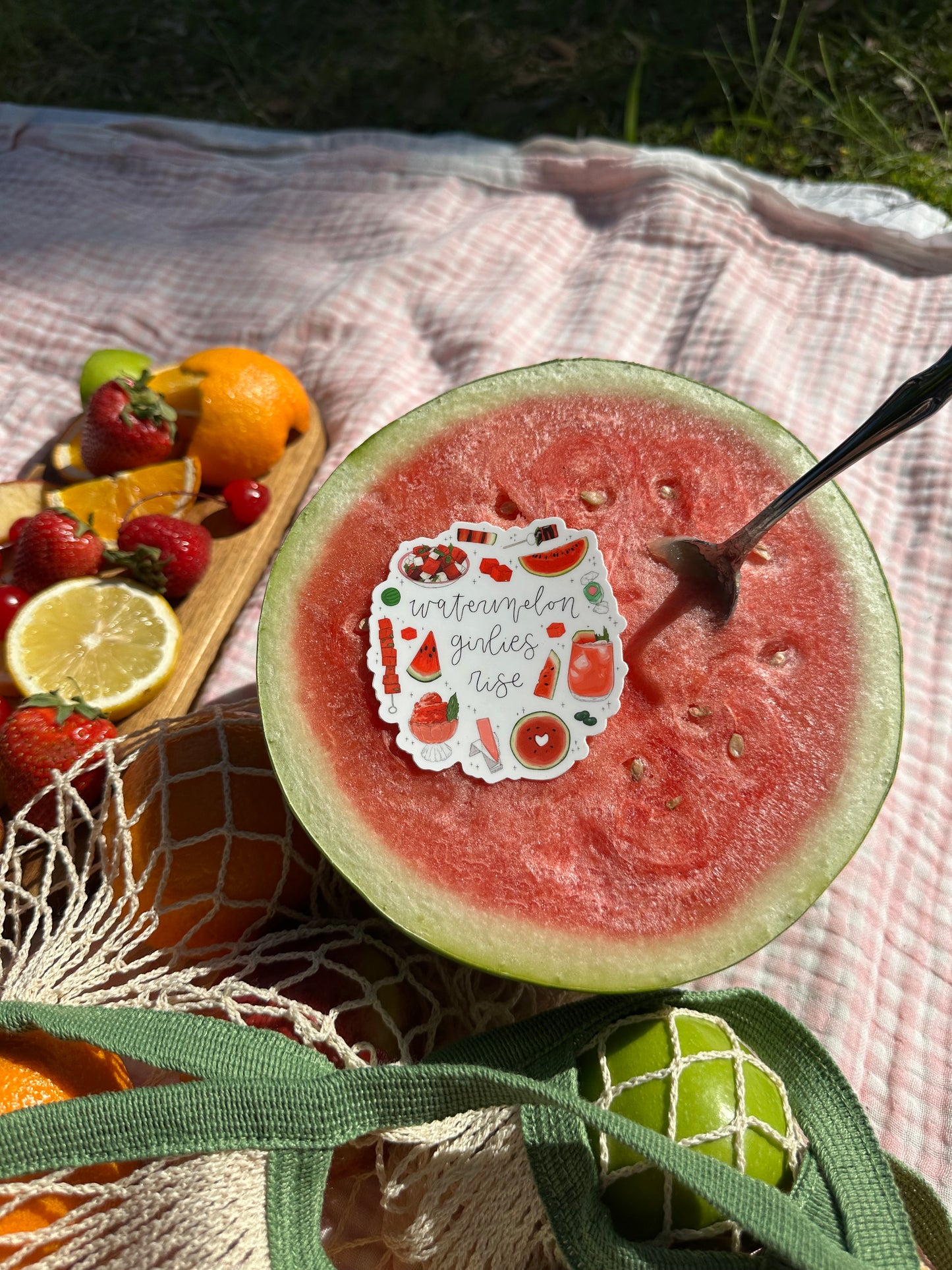 Watermelon Girlies Rise Sticker