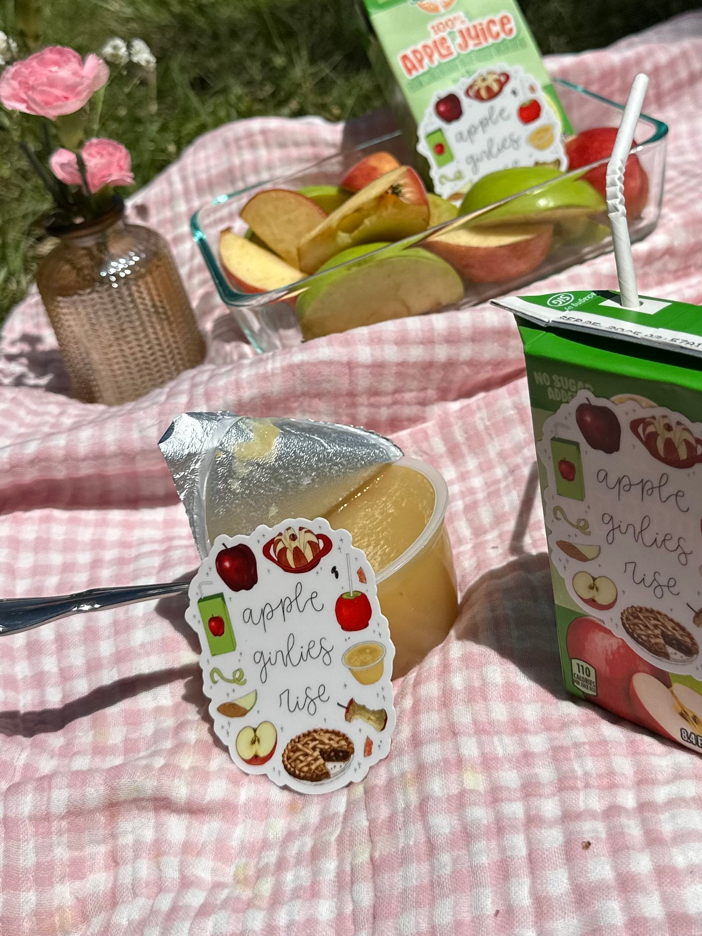 Apple Girlies Rise Sticker