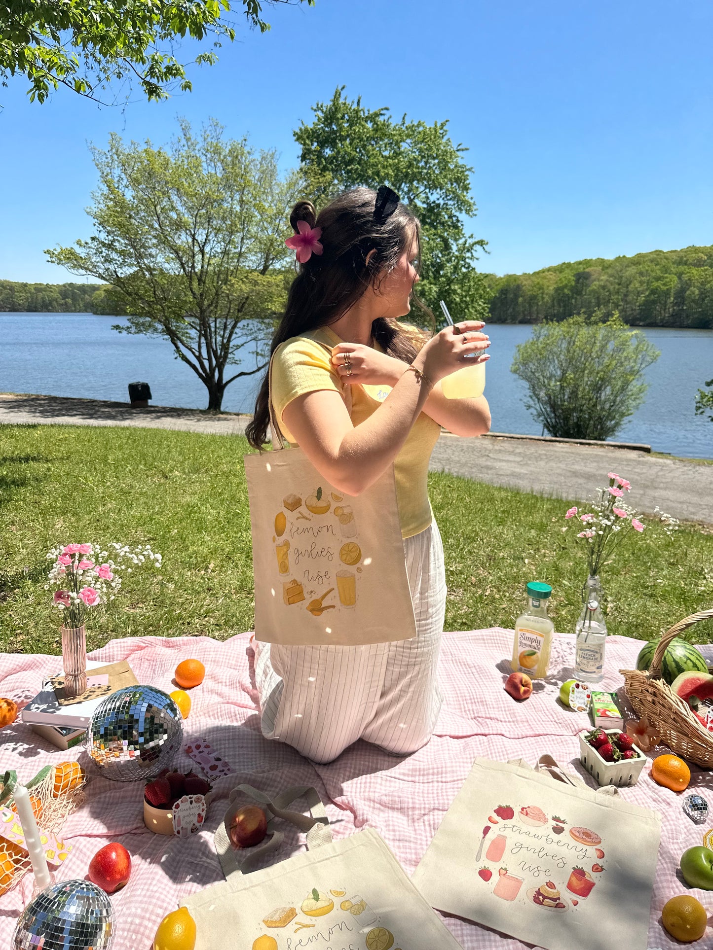 Lemon Girlies Rise Tote