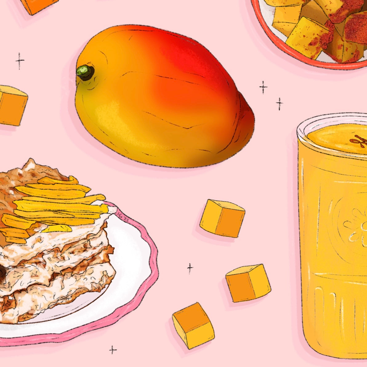 Mango Girlies Rise - Phone Wallpaper Tip