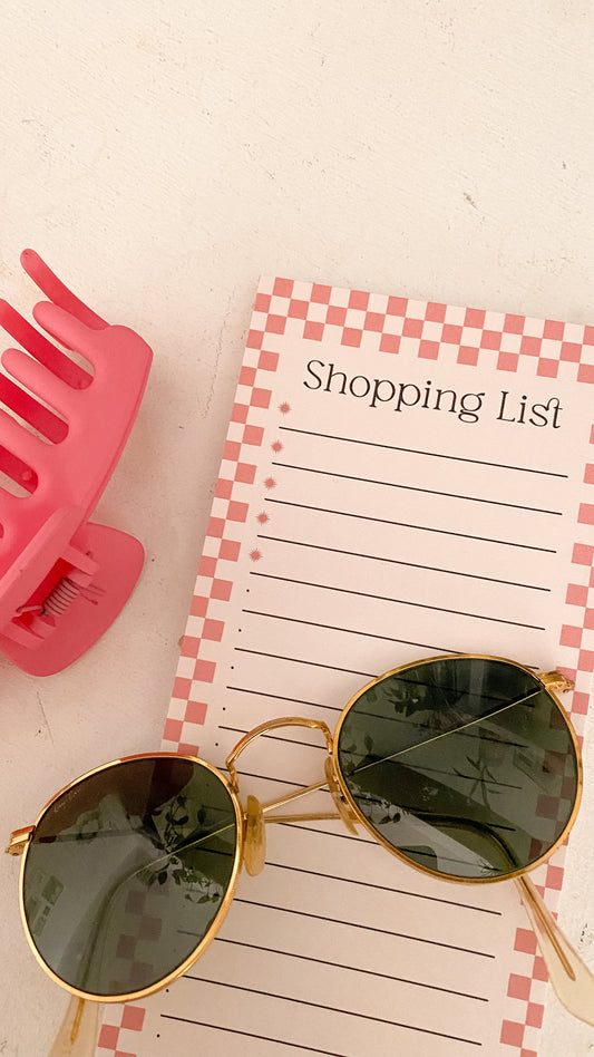 Shopping List Notepad