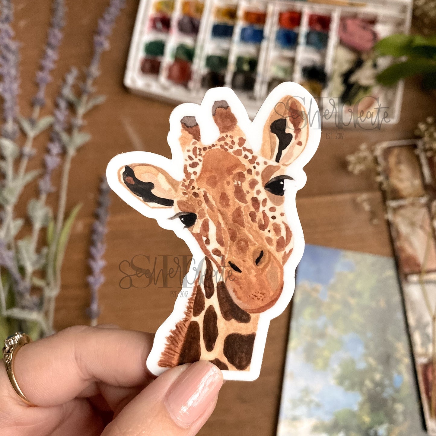 Giraffe Sticker