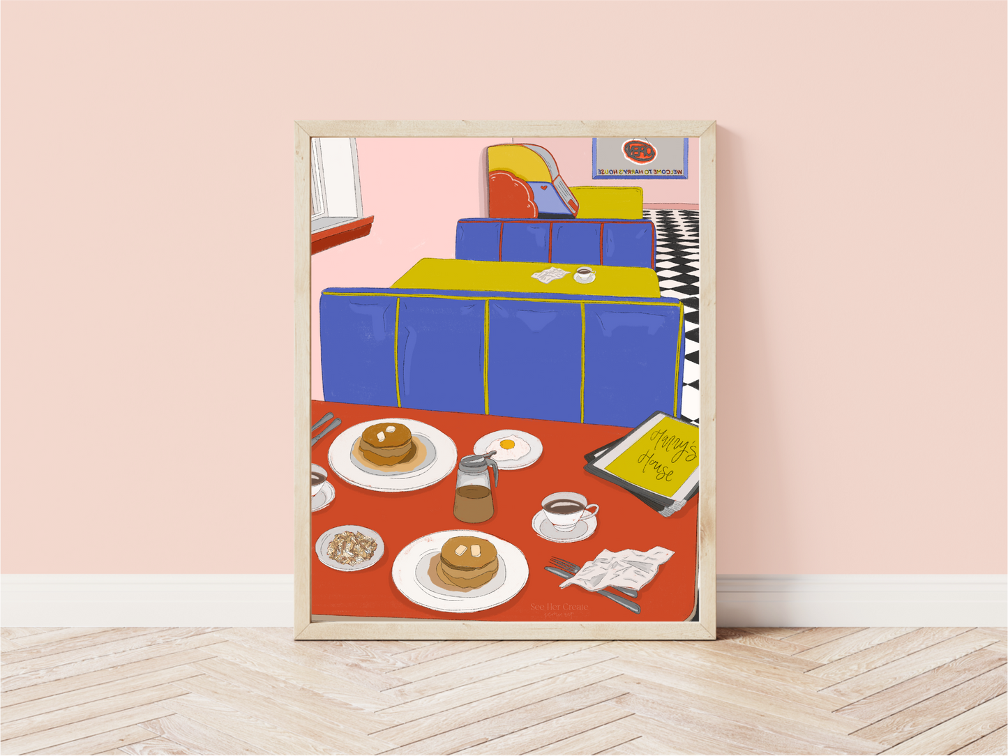 Diner | Digital Download | 8" x 10"