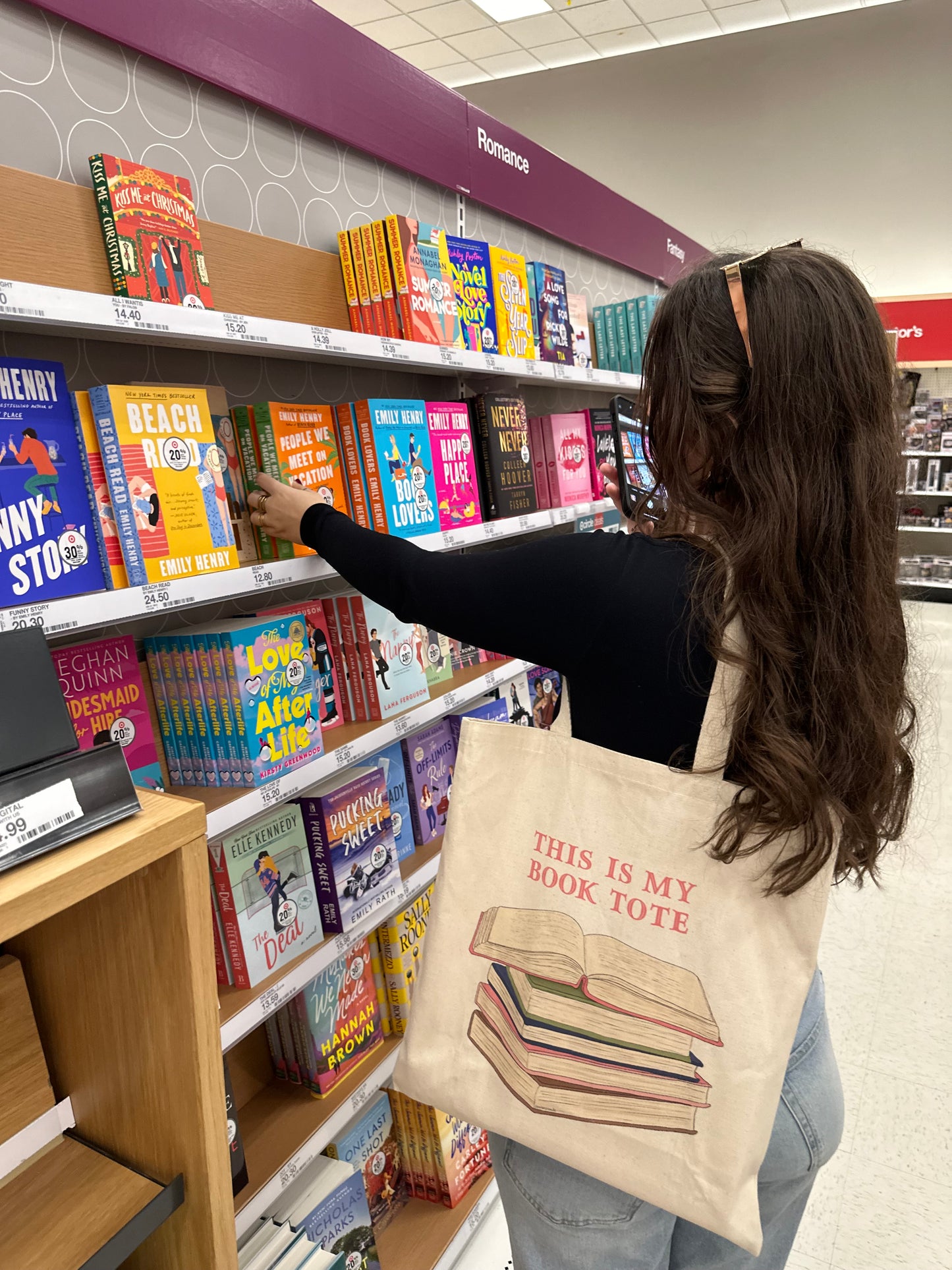 'This Is My Book Tote' Tote