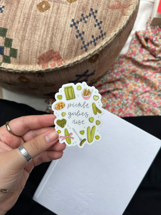 Pickle Girlies Rise Sticker