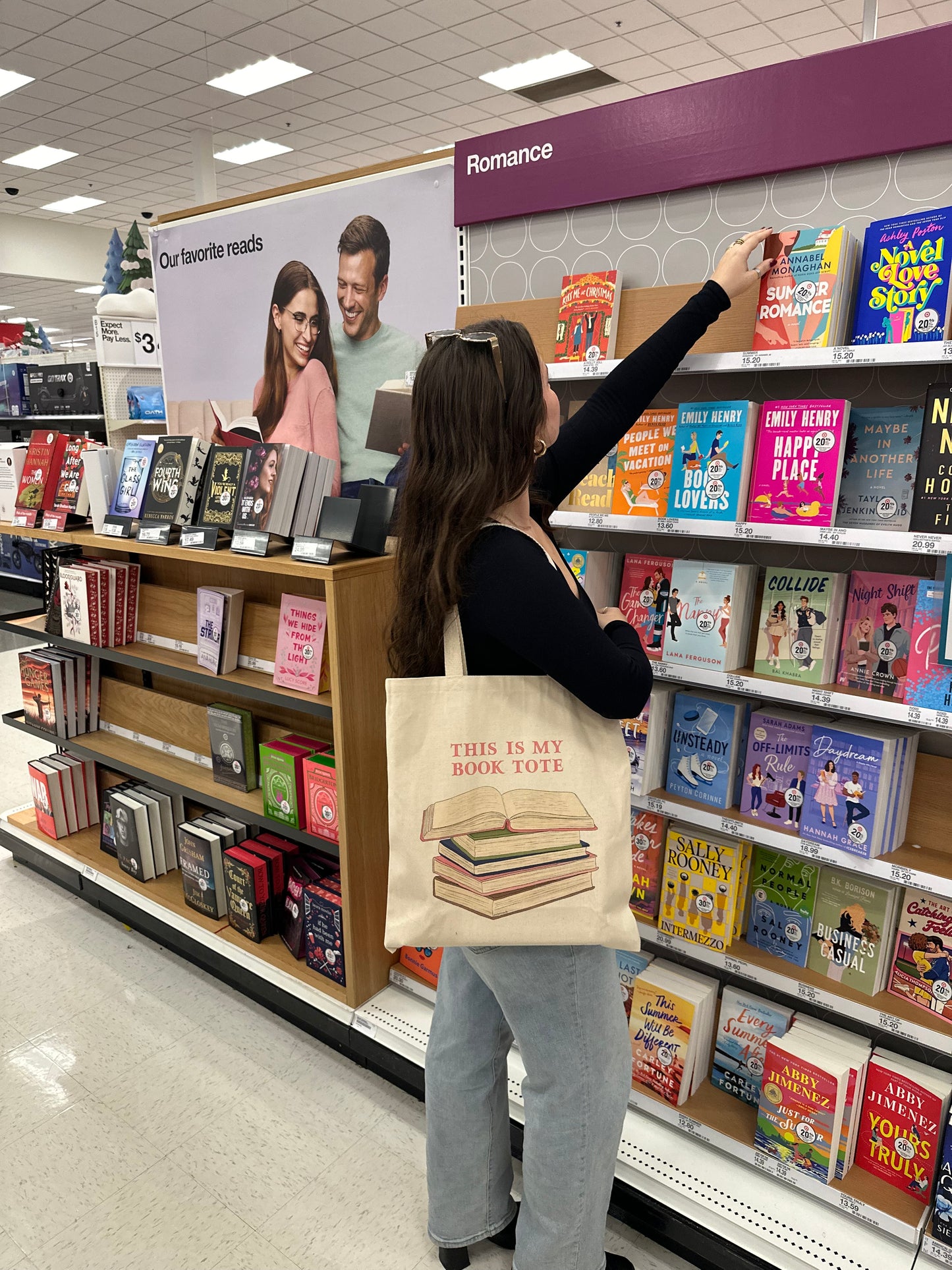 'This Is My Book Tote' Tote