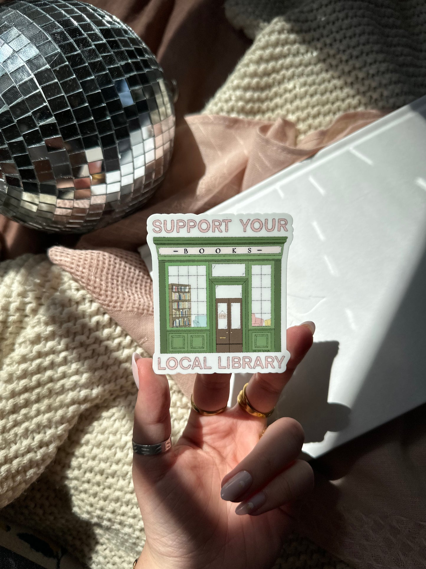 “Support Your Local Library” Sticker