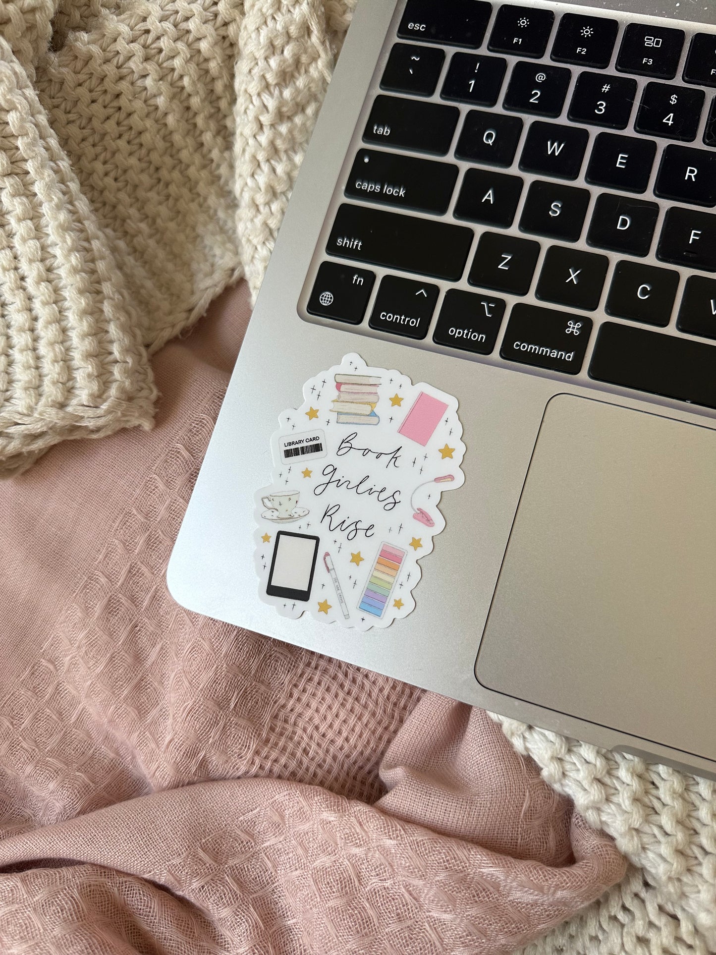 “Book Girlies Rise” Sticker