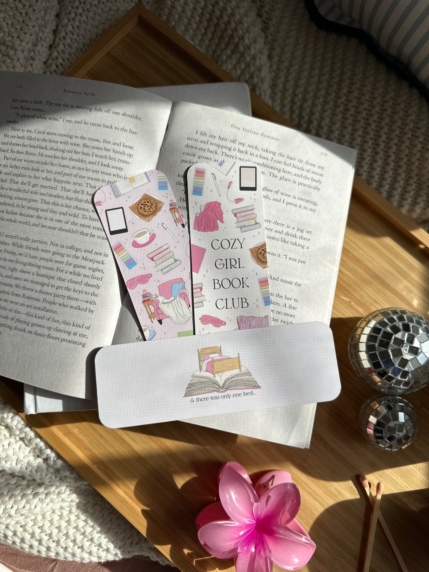 3 Bookmark Multi Pack - One Bed, Reading Chair, & Cozy Girl