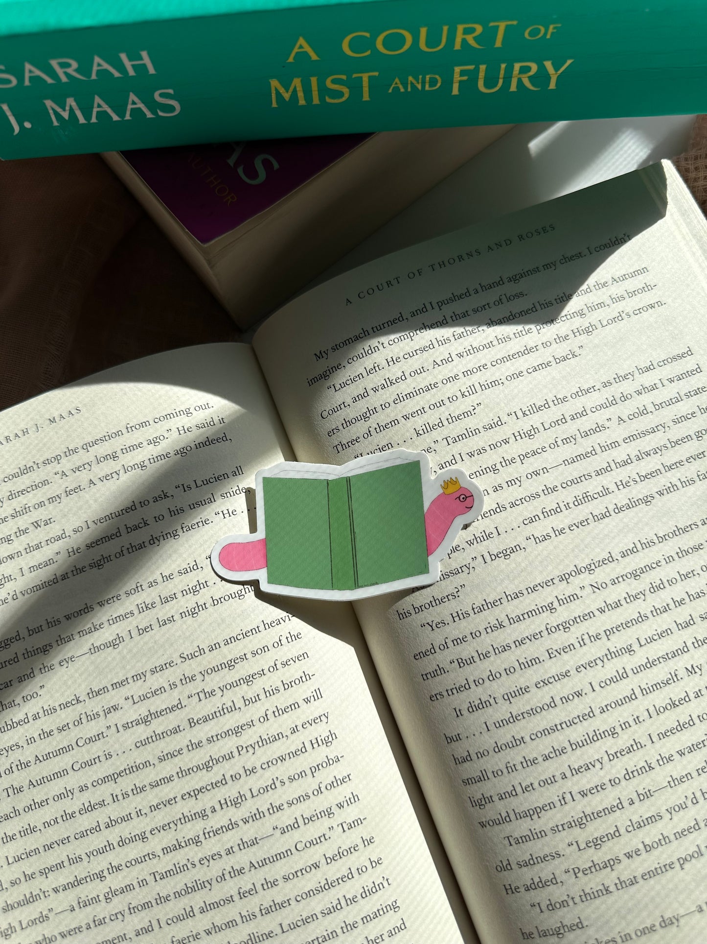 Book Worm Sticker