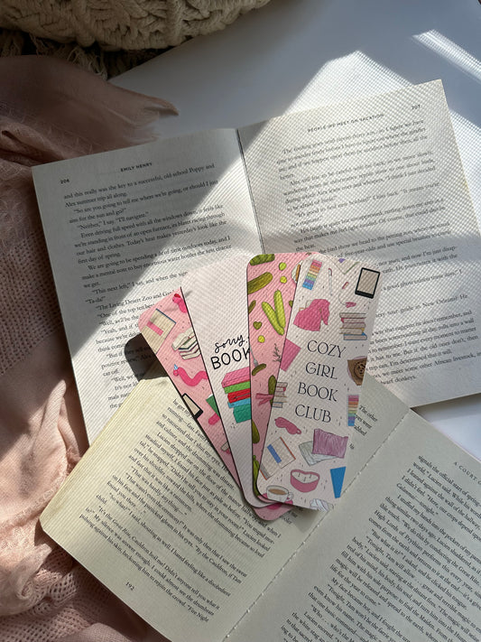 Cozy Girl Book Club Bookmark