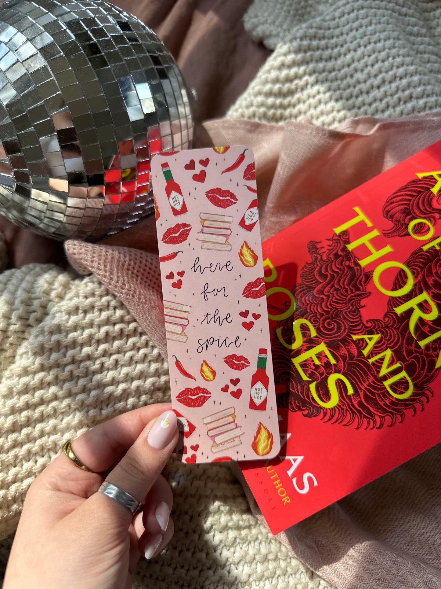 “Here For The Spice” Bookmark