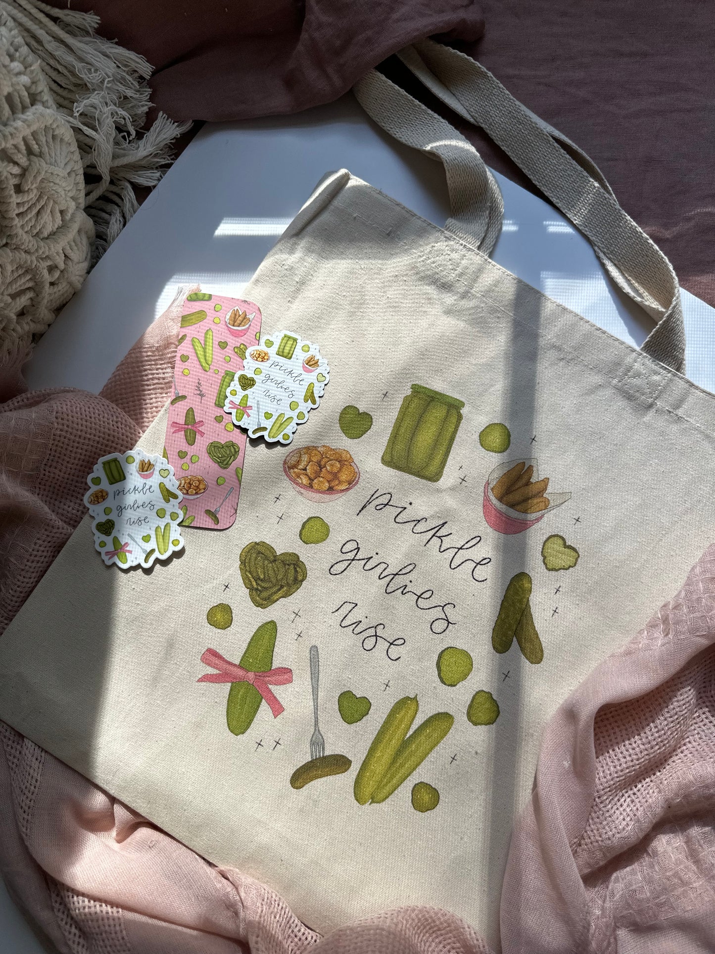 Pickle Girlies Rise Tote