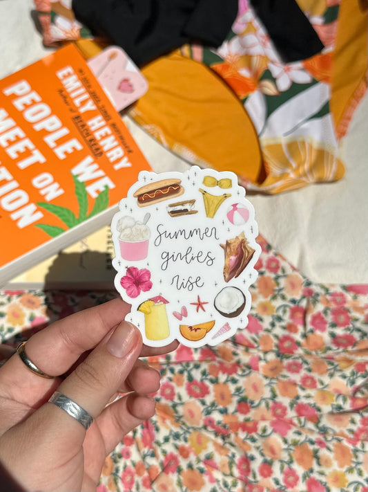 Summer Girlies Rise Sticker