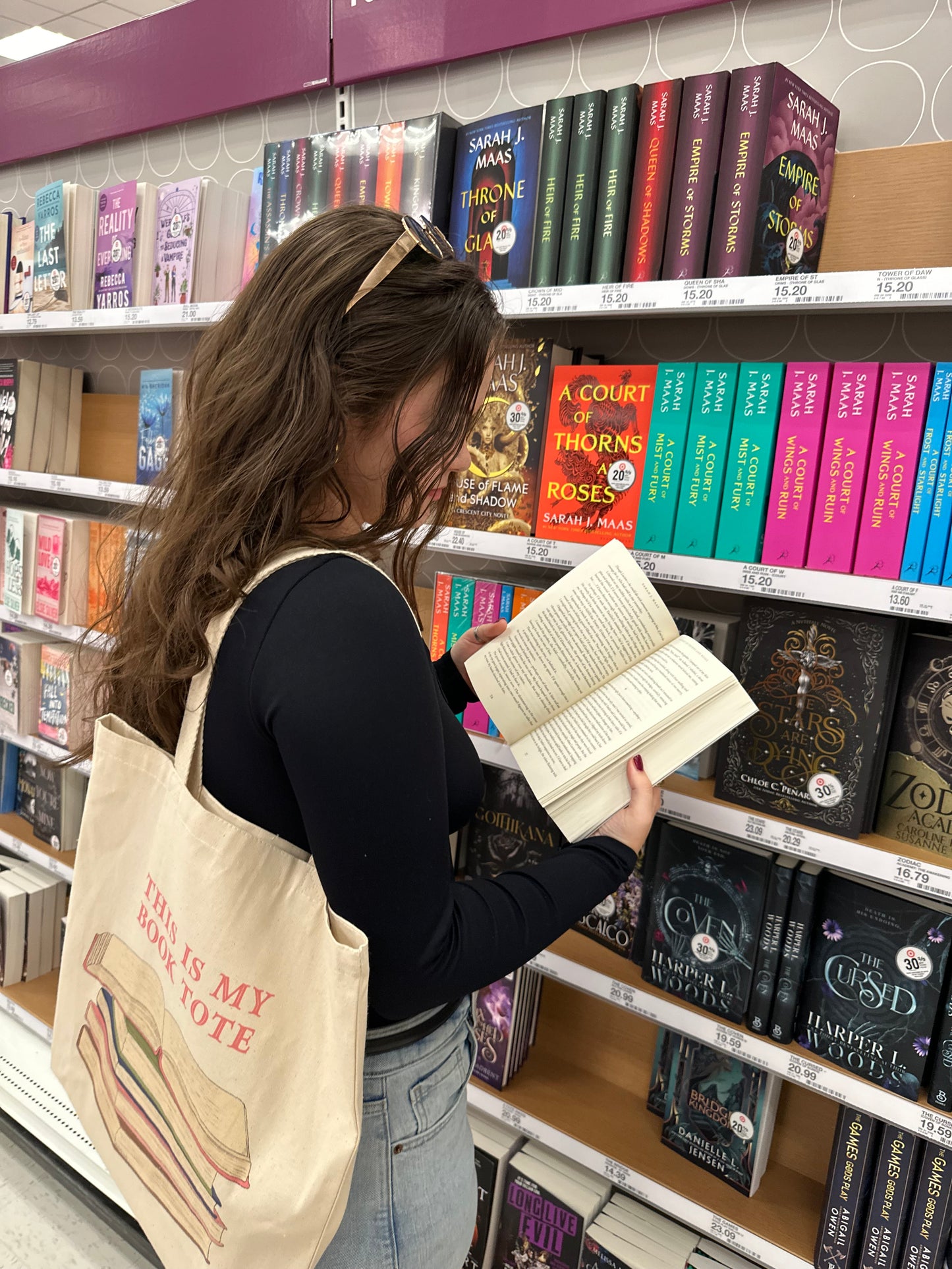 'This Is My Book Tote' Tote