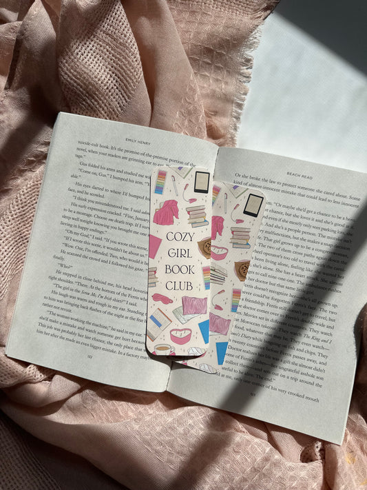 Cozy Girl Book Club Bookmark