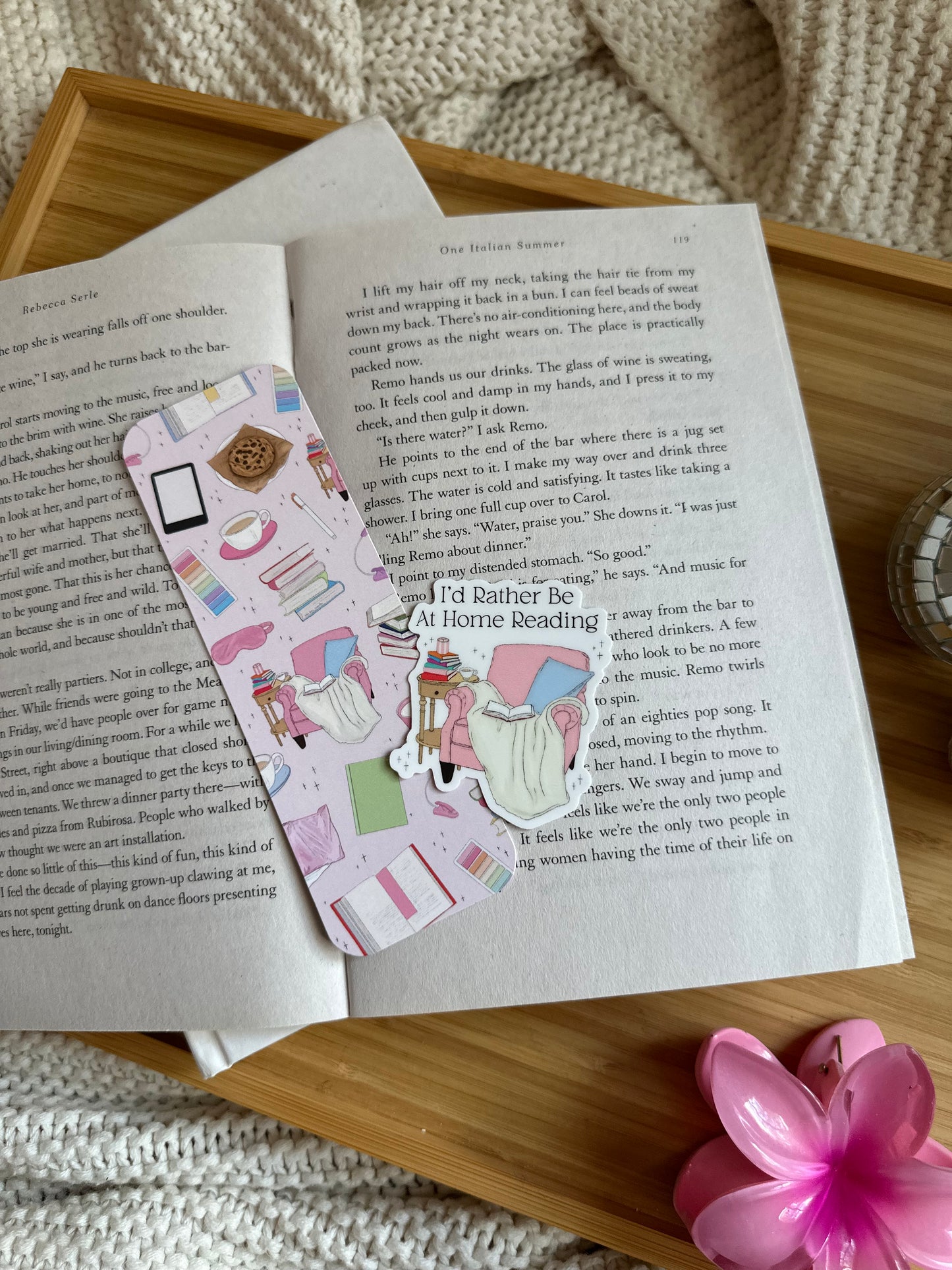 Reading Chair Bookmark