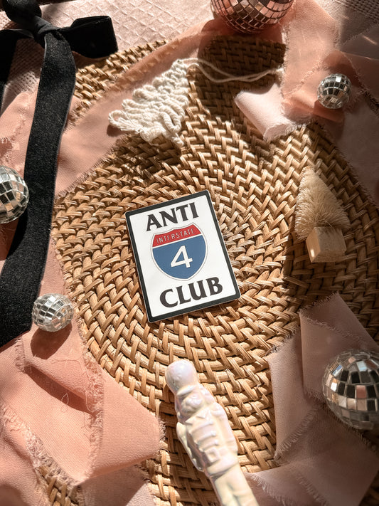 Anti I-4 Club Sticker