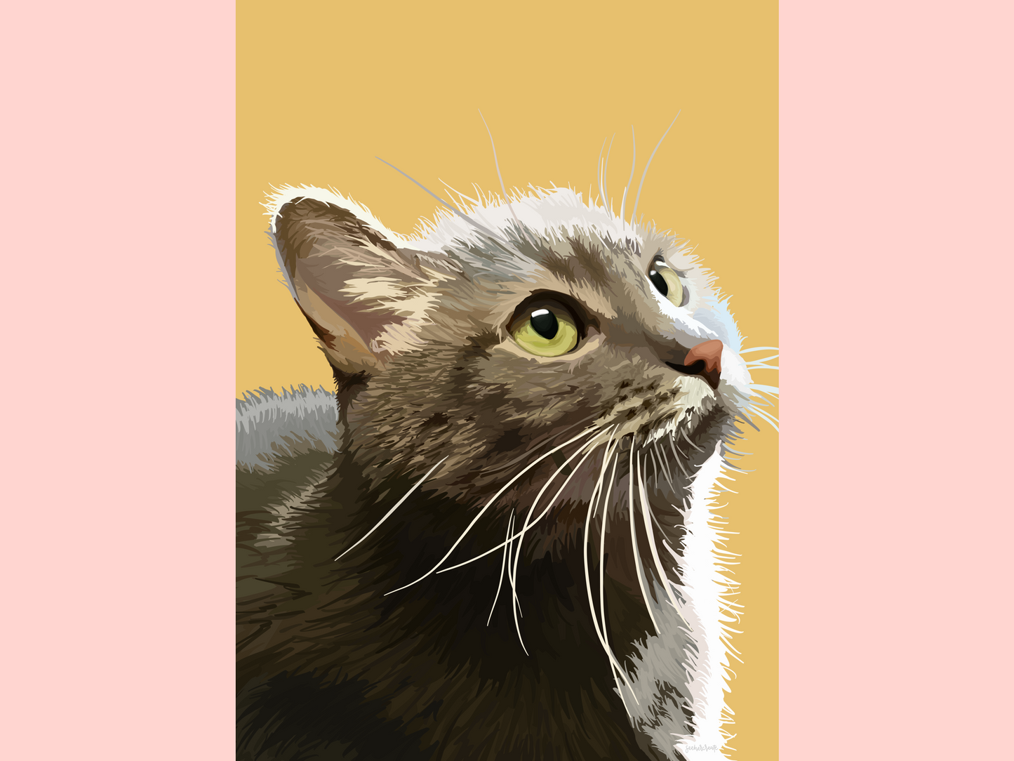 Custom Digital Pet Portrait