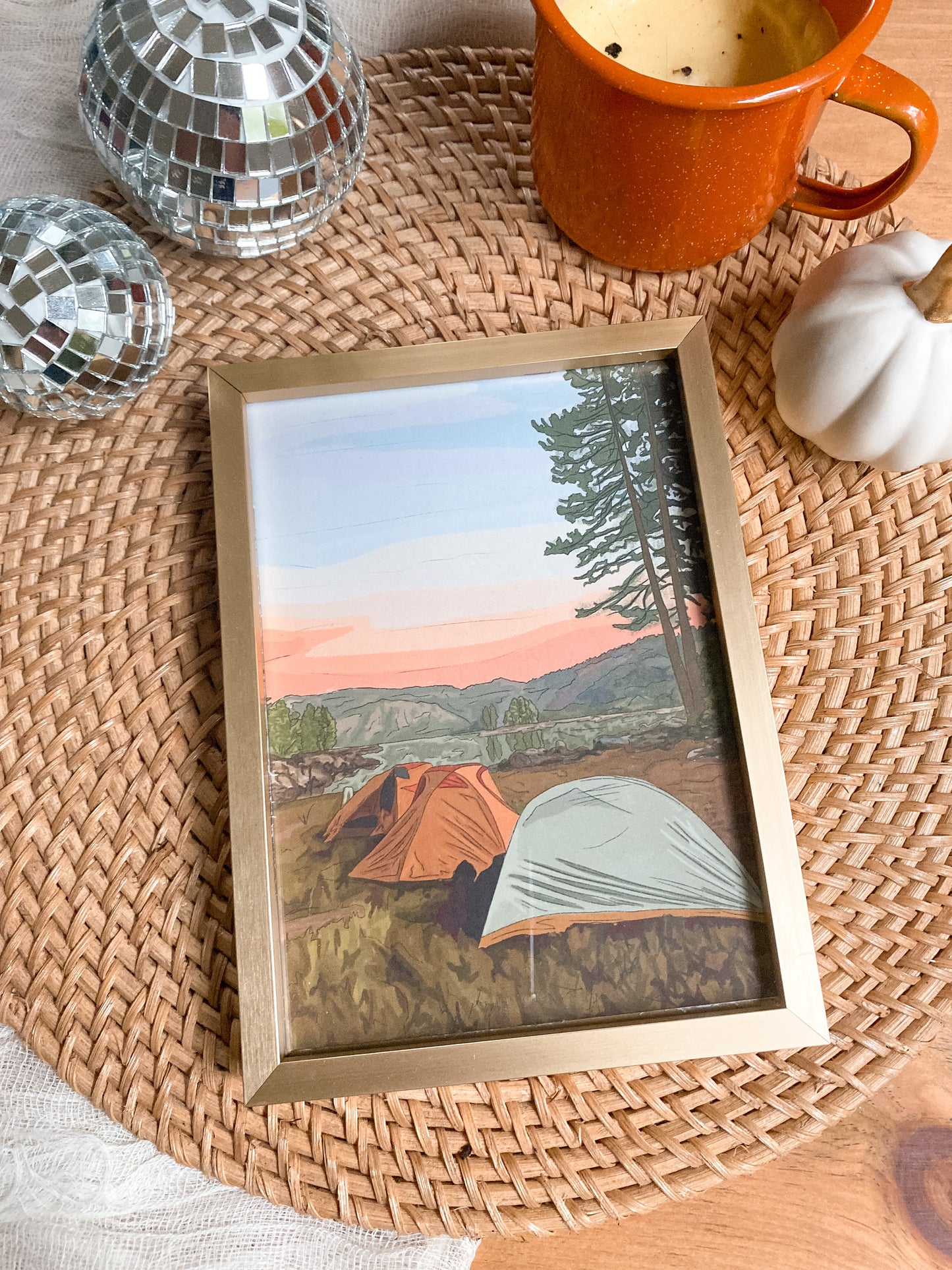 Camping in the Mountains | 5x7 Print