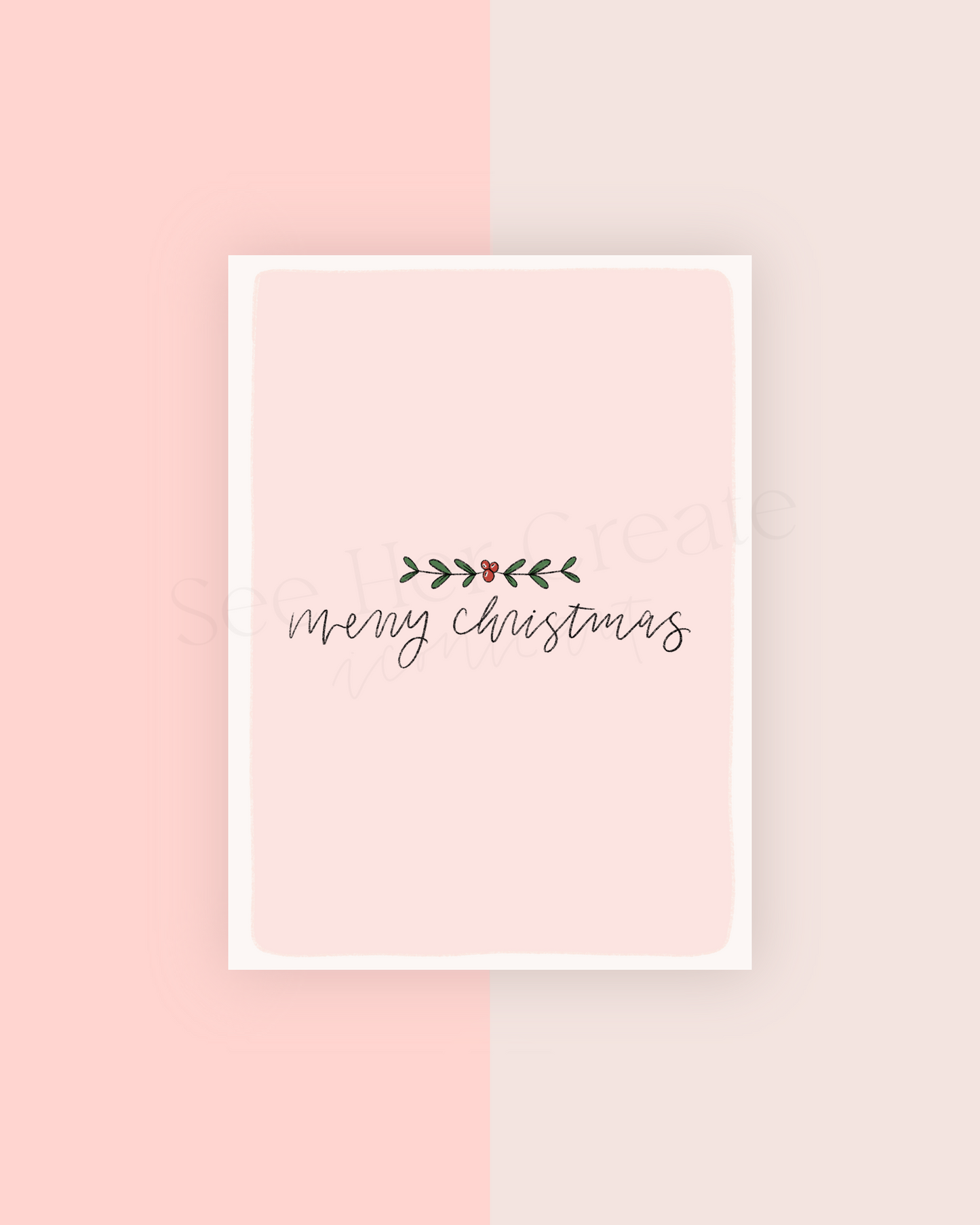 Merry Christmas | A7 Card Download