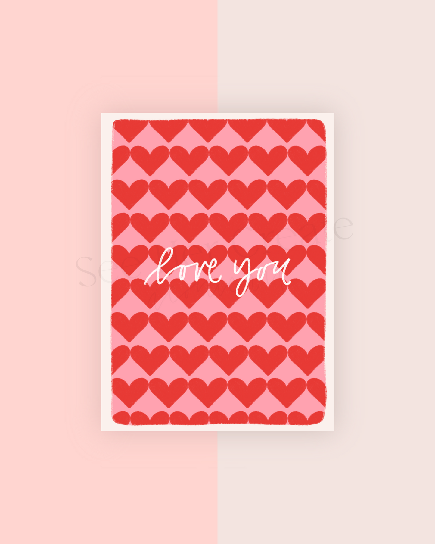 Love You A7 Card Download