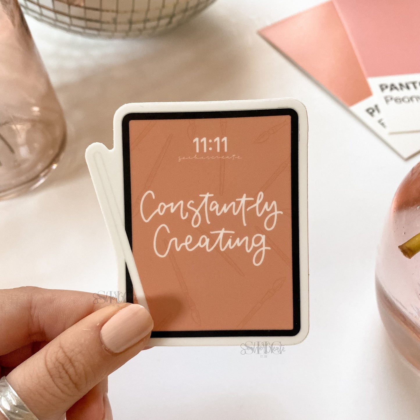 "Constantly Creating" Sticker