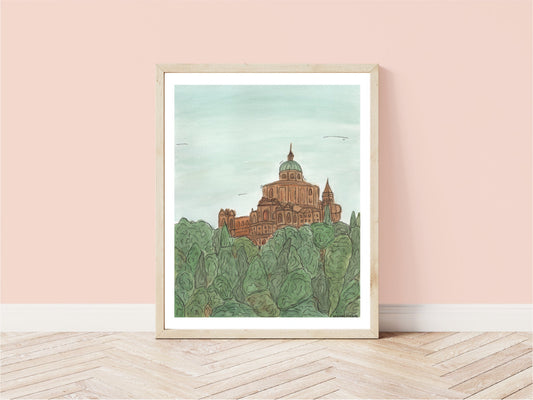 Bologna, Italy Watercolor | Digital Download | 8" x 10"